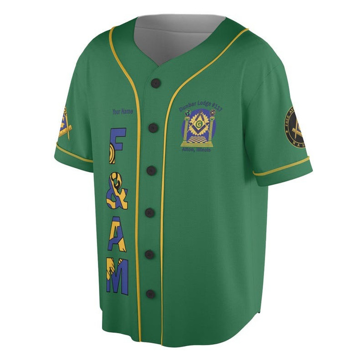Personalized Lodge Name Freemasonry F&AM PHA They Not Like US Freemasonry 3D Baseball Jersey Shirt Size S-5XL