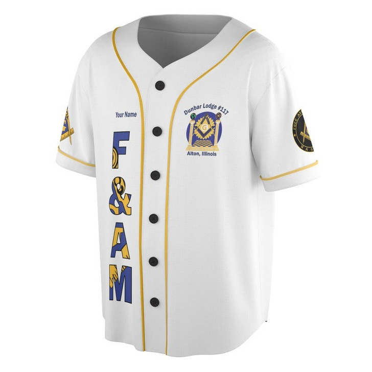 Personalized Lodge Name Freemasonry F&AM PHA They Not Like US Freemasonry 3D Baseball Jersey Shirt Size S-5XL