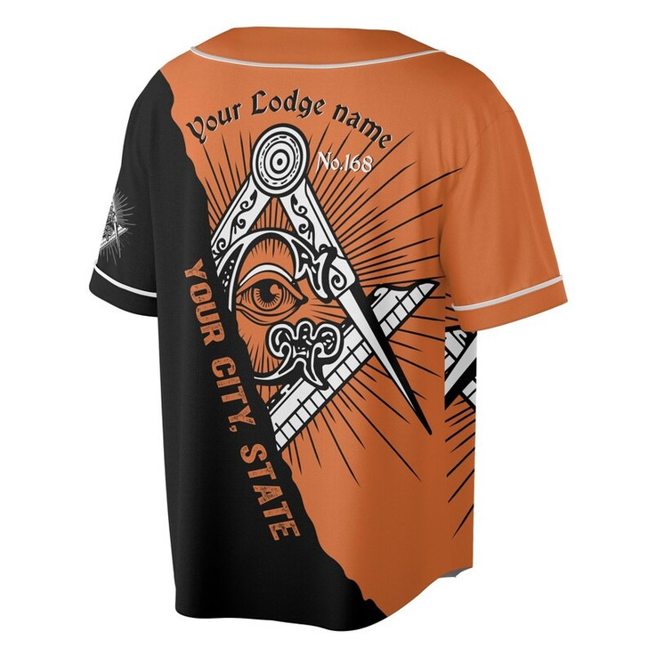 Personalized Lodge Name Freemasonry Masonic Blue Lodge They Not Like US 3D Baseball Jersey Shirt Size S-5XL
