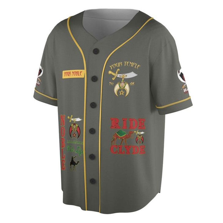 Personalized Customized Proud To Be Shriners 3D Baseball Jersey Shirt Size S-5XL