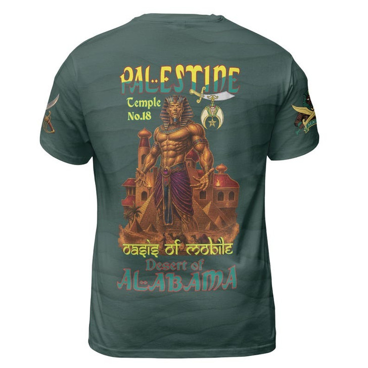 Custom Temple Name Nobles Mystic Shrine AEAONMS Guardian of the Pyramids 3D Tshirt Size S-5XL