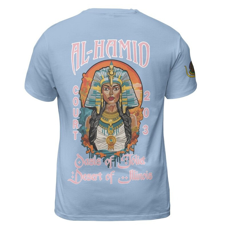 Personalized Court Name DOI Egyptian Ancient Sunset Sovereign 3D Tshirt Size S-5XL