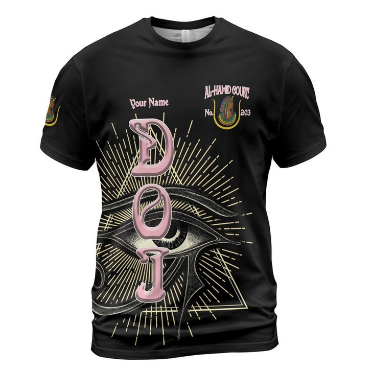 Personalized Court Name DOI Egyptian Ancient Sunset Sovereign 3D Tshirt Size S-5XL