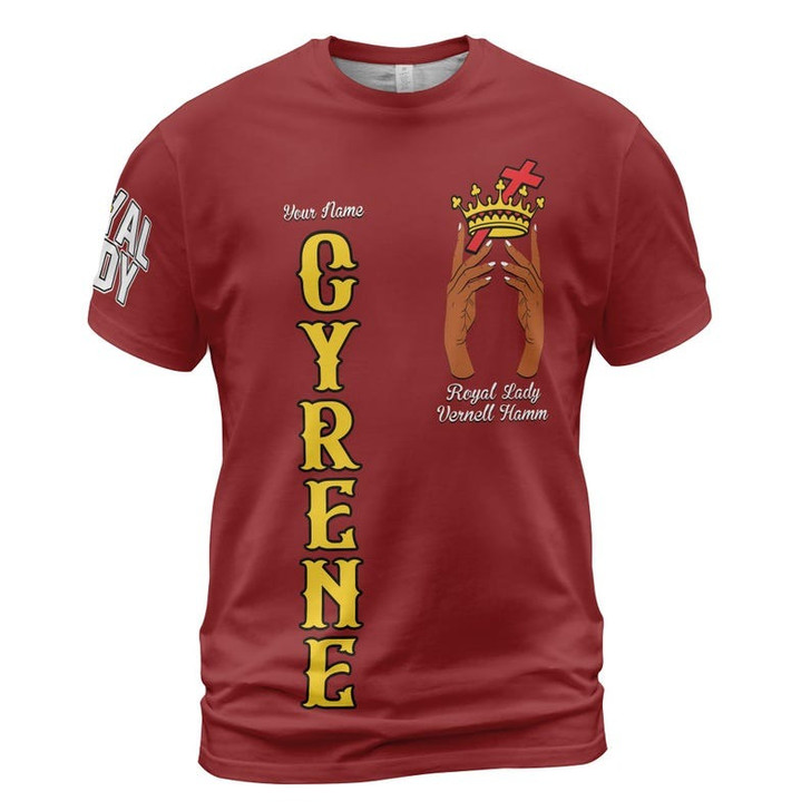 Personalized Court Name Order of the Cyrene Crusaders Royal Lady 3D T-shirt Size S-5XL