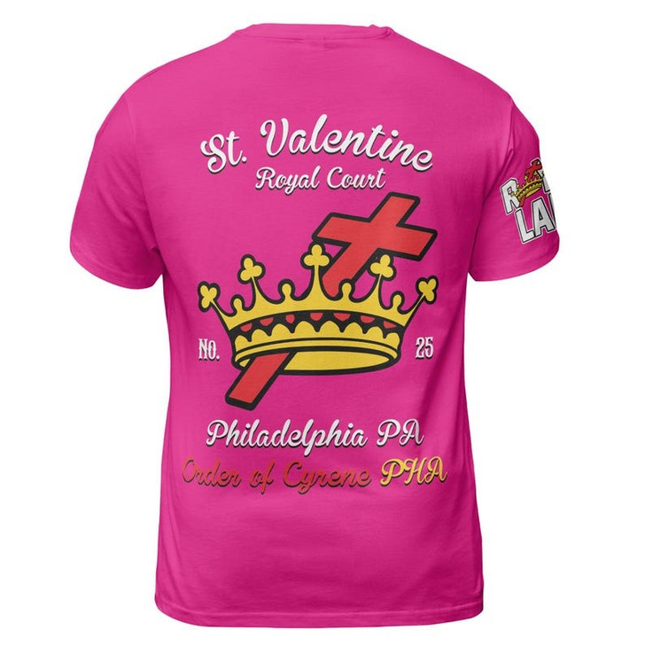 Personalized Court Name Order of the Cyrene Crusaders Royal Lady 3D T-shirt Size S-5XL