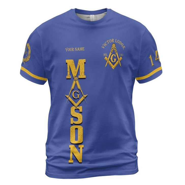 Personalized Lodge Name Faith Hope Charity PHA Prince Hall Affiliation Freemasonry 3D T-shirt Size S-5XL