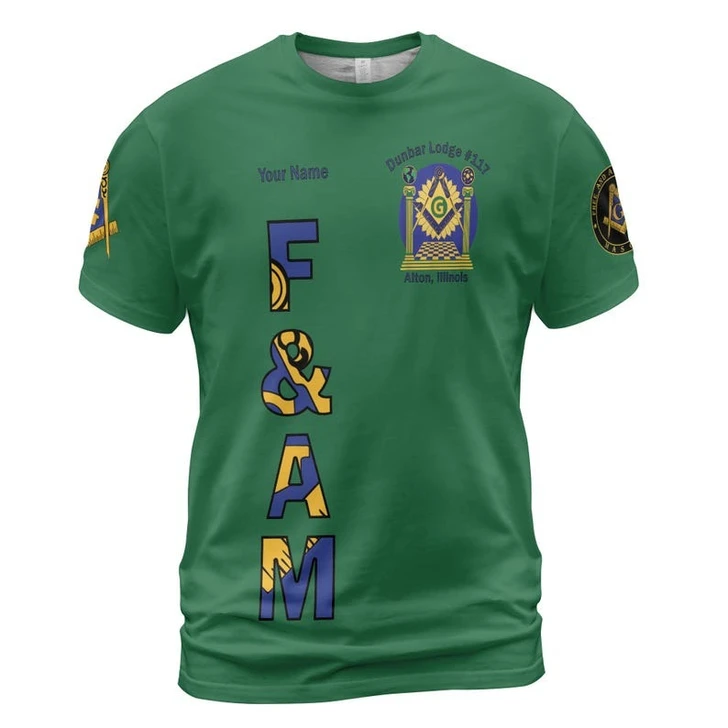 Personalized Lodge Name Freemasonry F&AM PHA They Not Like US Freemasonry 3D 3D T-shirt Size S-5XL