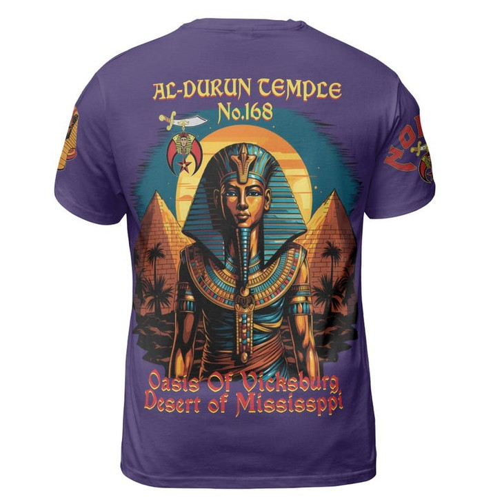 Custom Temple Name Nobles Mystic Shrine AEAONMS King Of The Desert Freemasonry 3D T-shirt Size S-5XL