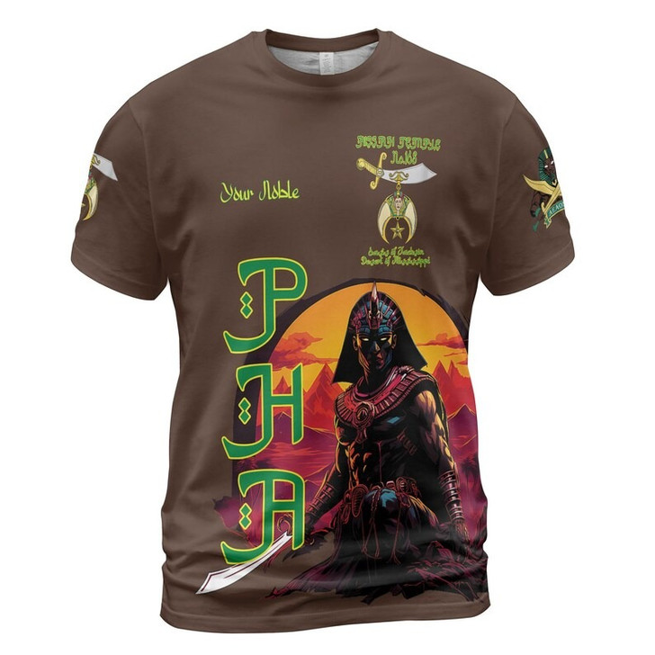 Custom Temple Name Nobles Mystic Shrine AEAONMS Sons Of The Desert Freemasonry 3D T-shirt Size S-5XL