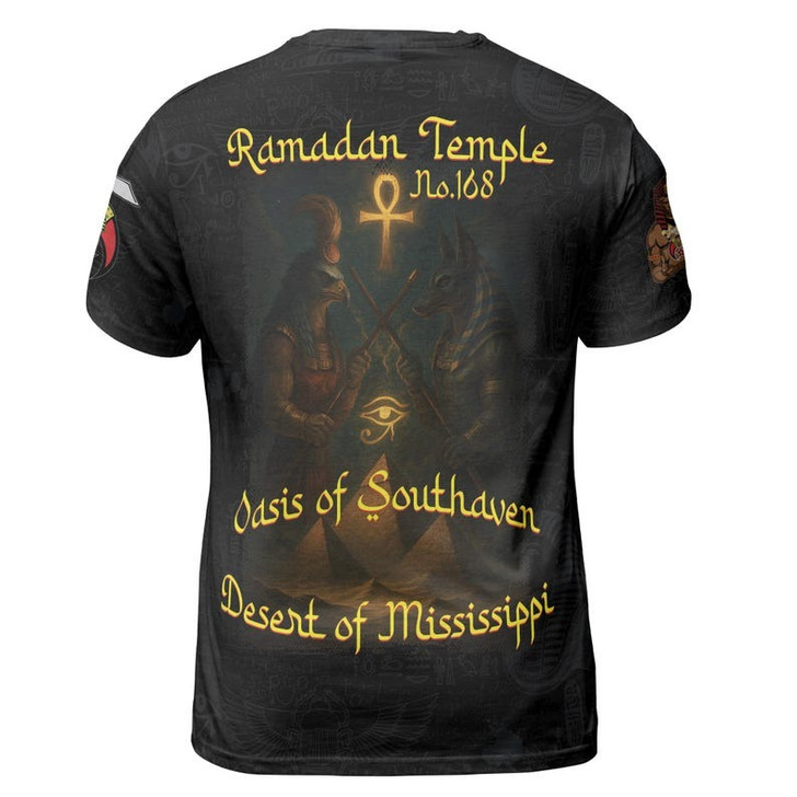 Custom Temple Name Nobles Mystic Shrine AEAONMS I'm That Noble They Warn Your About Freemasonry 3D T-shirt Size S-5XL