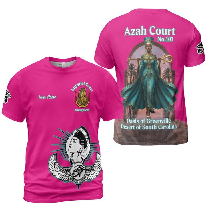 Personalized Court Name DOI Divine Ruler Shriners AEAONMS 3D T-shirt Size S-5XL