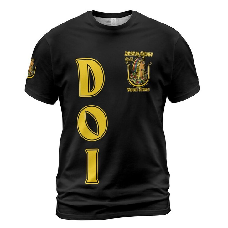 Personalized Court Name DOI Daughters Of Isis Shriners AEAONMS 3D T-shirt Size S-5XL