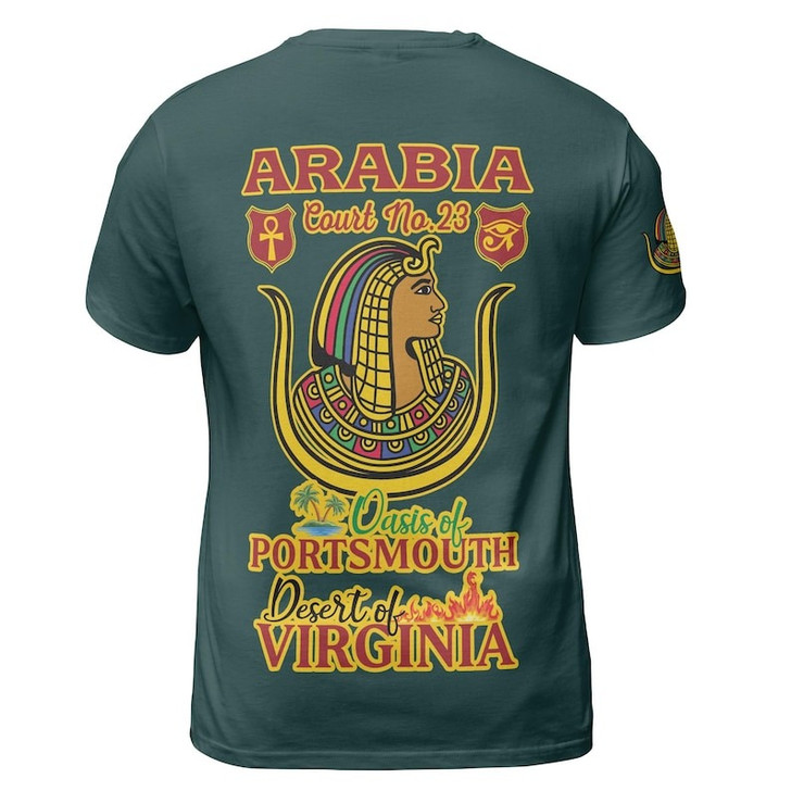 Personalized Court Name DOI Daughters Of Isis Shriners AEAONMS 3D T-shirt Size S-5XL