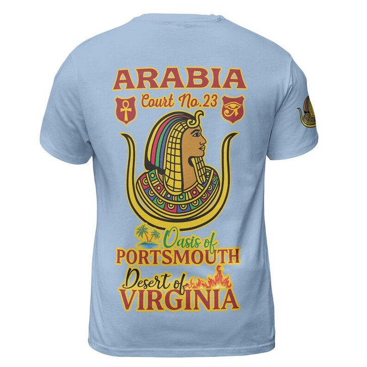Personalized Court Name DOI Daughters Of Isis Shriners AEAONMS 3D T-shirt Size S-5XL