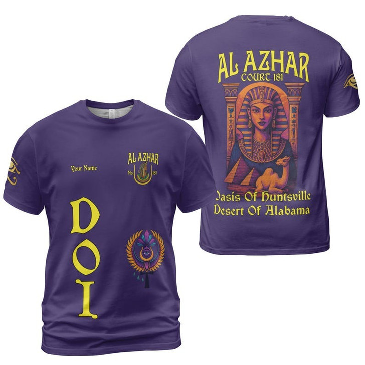 Custom Name DOI Daughters Of Isis Echoes of the Nile AEAONMS Multi Color 3D T-shirt Size S-5XL
