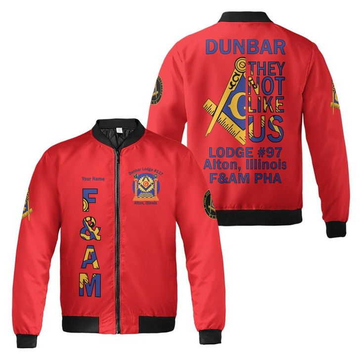 Personalized Lodge Name Freemasonry F&AM PHA They Not Like US Freemasonry 3D Bomber Jacket Size S-5XL