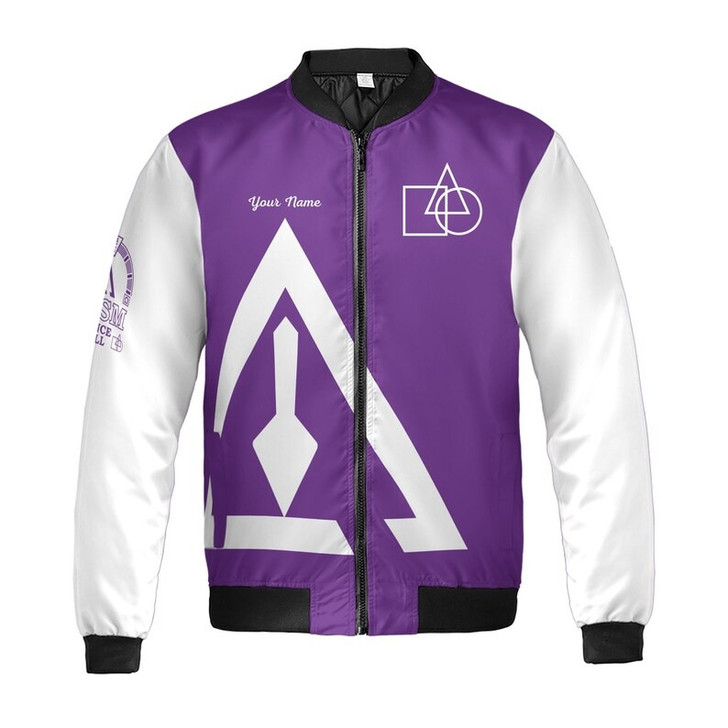 Custom Council Name Prince Hall Royal and Select Masters Freemasonry 3D Bomber Jacket Size S-5XL