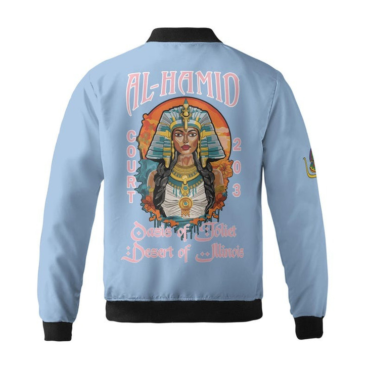 Personalized Court Name DOI Egyptian Ancient Sunset Sovereign 3D Bomber Jacket Size S-5XL