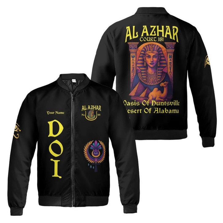 Custom Name DOI Daughters Of Isis Echoes of the Nile AEAONMS Multi Color 3D Bomber Jacket Size S-5XL