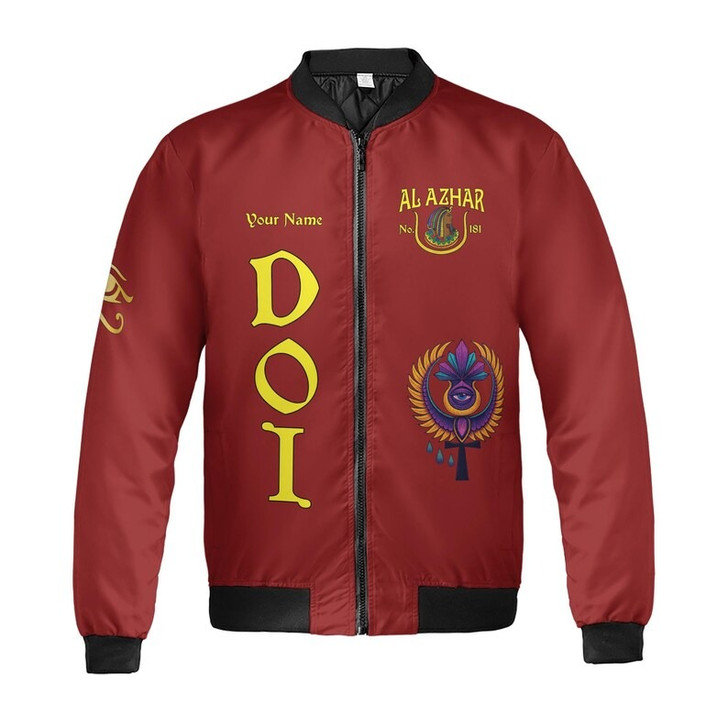 Custom Name DOI Daughters Of Isis Echoes of the Nile AEAONMS Multi Color 3D Bomber Jacket Size S-5XL
