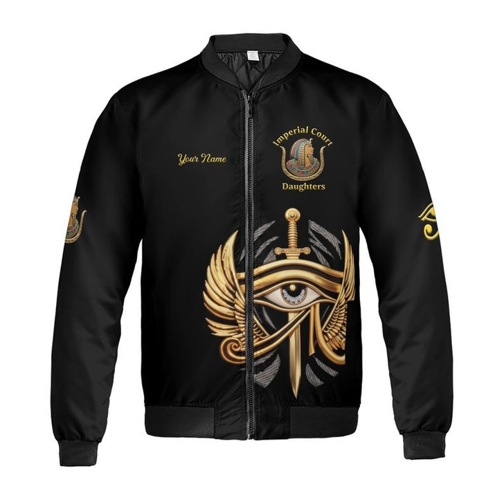 Personalized Court Name DOI Queen of Eternity Shriners AEAONMS 3D Bomber Jacket Size S-5XL