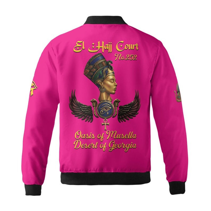 Personalized Court Name DOI Queen of Eternity Shriners AEAONMS 3D Bomber Jacket Size S-5XL