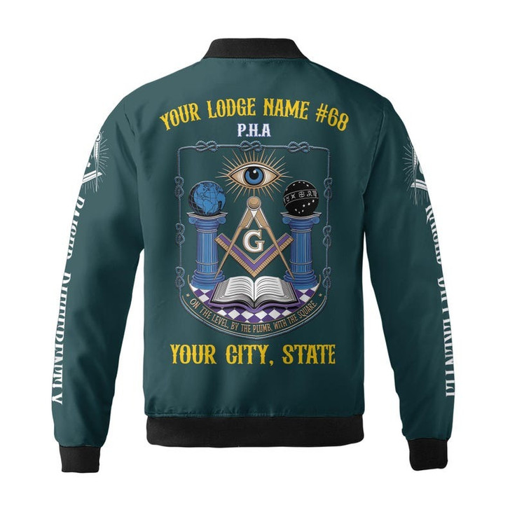 Custom Lodge Name Freemasonry I Took An Oath Smib Raise Diffferently 3D Bomber Jacket Size S-5XL