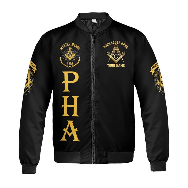 Custom Name Freemasonry 357 Prince Hall Mason 3D Bomber Jacket Size S-5XL