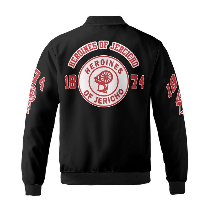 Customized Name HOJ Heroines Of Jericho 1874 Edsel Swift Balls 3D Bomber Jacket Size S-5XL