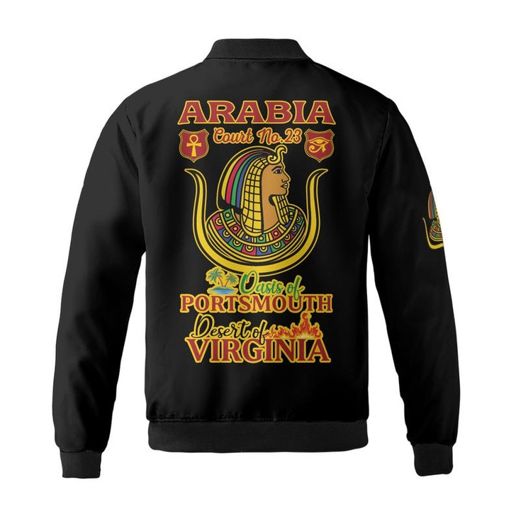 Personalized Court Name DOI Daughters Of Isis Shriners AEAONMS 3D Bomber Jacket Size S-5XL