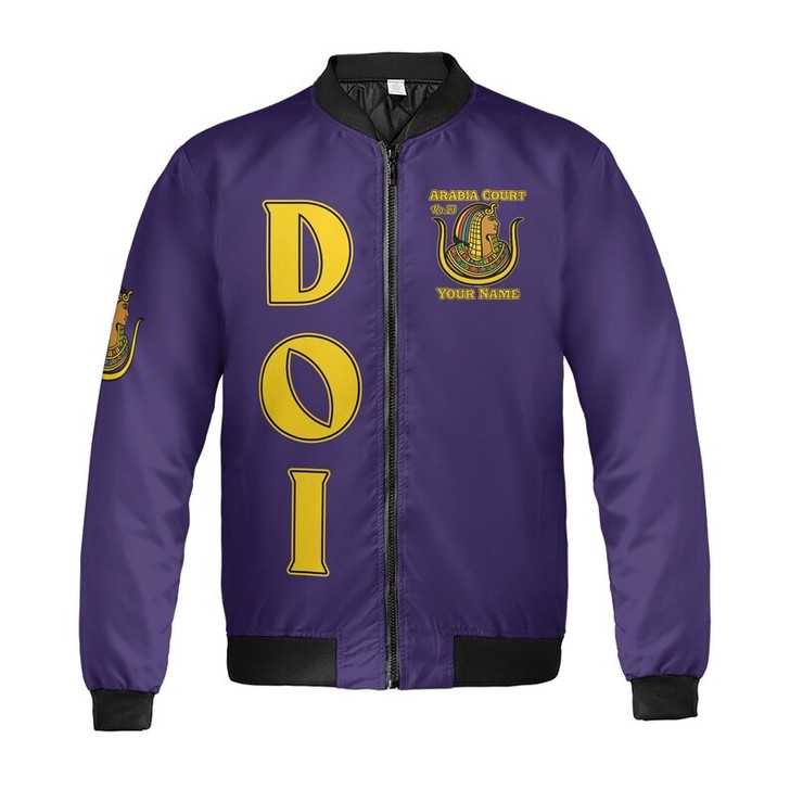 Personalized Court Name DOI Daughters Of Isis Shriners AEAONMS 3D Bomber Jacket Size S-5XL