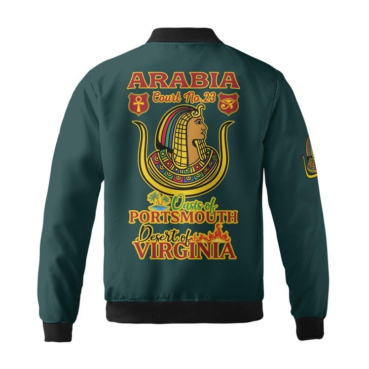 Personalized Court Name DOI Daughters Of Isis Shriners AEAONMS 3D Bomber Jacket Size S-5XL