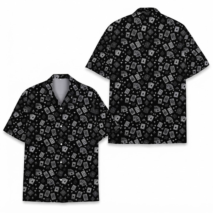 Las Vegas Casino Poker Summer Beach Hawaiian Shirt S-5XL
