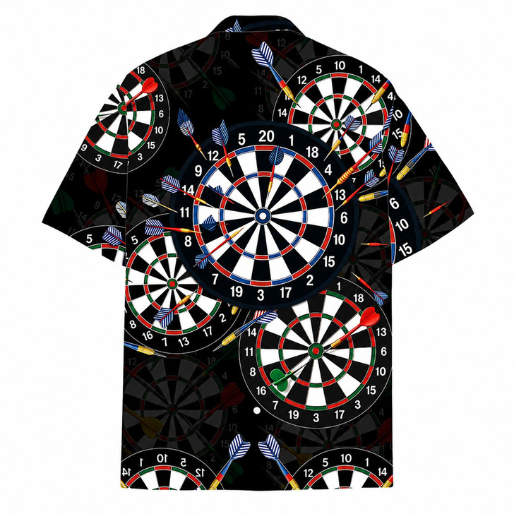 Funny Dartboard Darts Game Bar Pub Party Hawaiian Shirt S-5XL