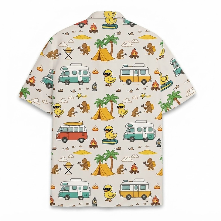 Funny Retro Cat Pizza Taco Food Hawaiian Shirt S-5XL