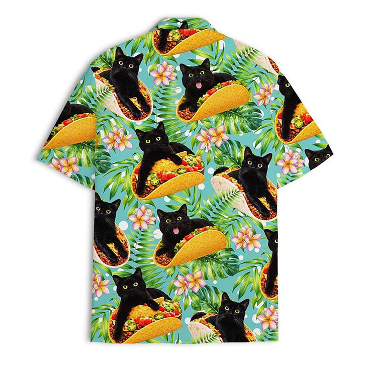 Taco Cat Funny Feline Fiesta Hawaiian Shirt S-5XL