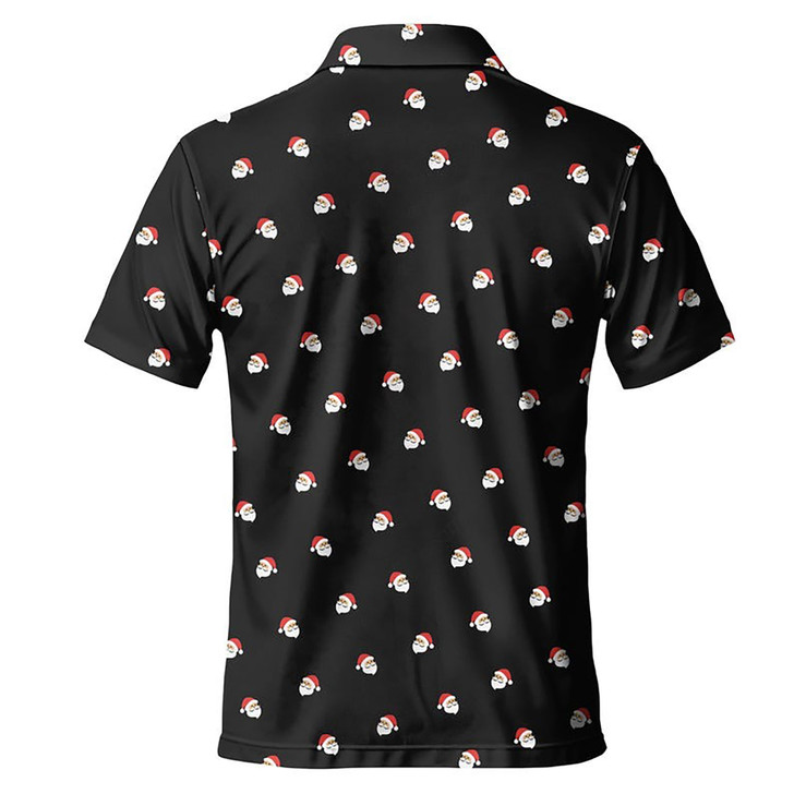 Funny Santa Pattern Men's Polo Shirt S-5XL