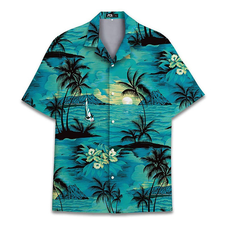 Retro Summer Beach Aloha Hawaiian Shirt S-5XL