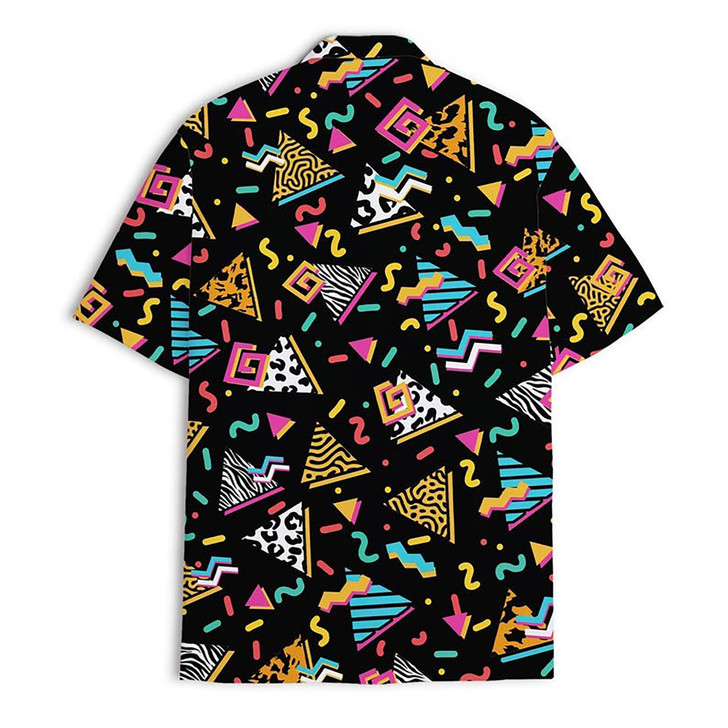 80s Retro Bowling Unisex Button Down Hawaiian Shirt S-5XL