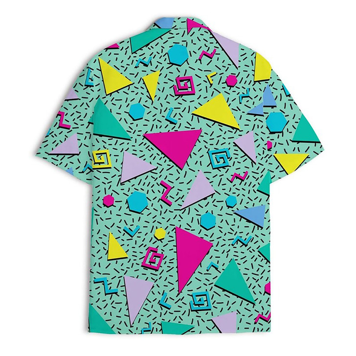 Men's Halloween Skull Witch Spooky Button Down Hawaiian Shirt S-5XL