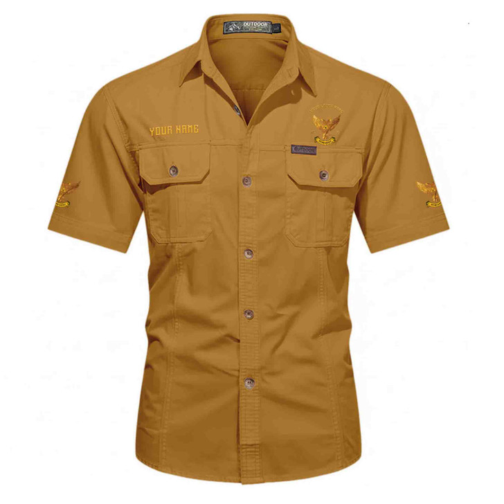 Customized Name, Lodge and Number Rite of Scottish 32 Wings Up Workwear Short Sleeve M-5XL
