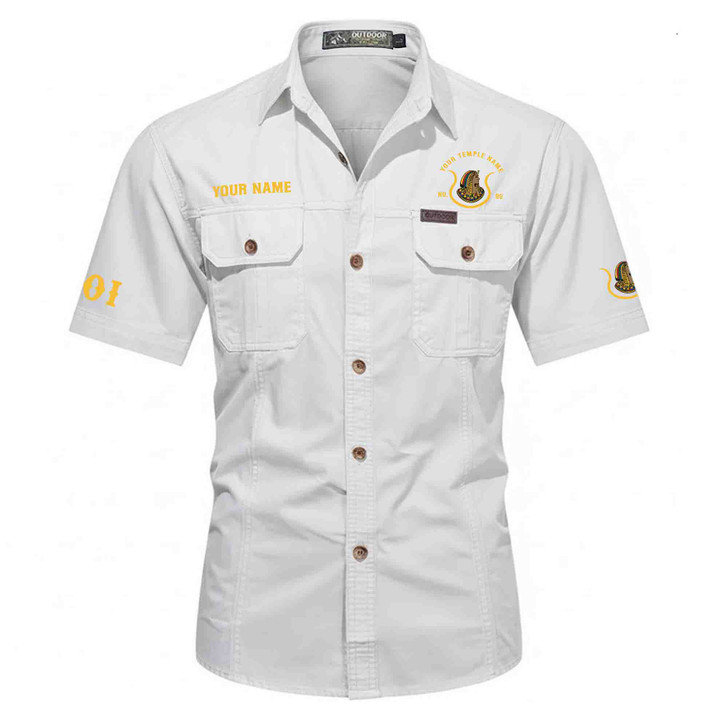 Customized Name, Oasis and Number Imperial Court, Egypt Daughters Workwear Short Sleeve Shirt M-5XL