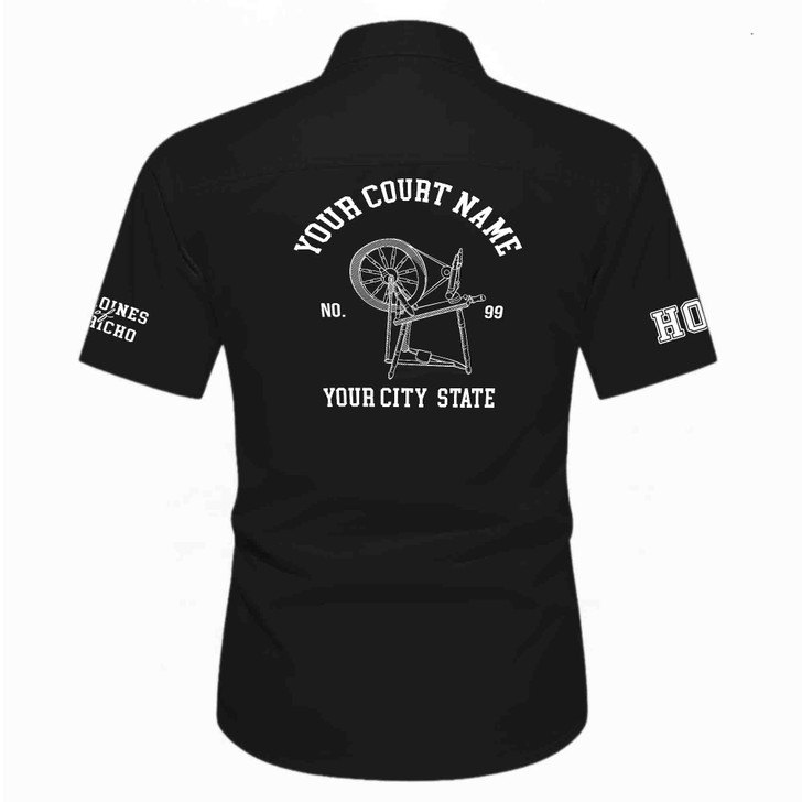 Customized Name, Court and Number Heroines Of Jericho HOJ Workwear Short Sleeve Shirt M-5XL