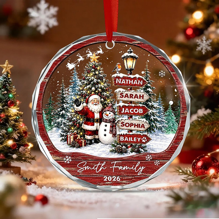 custom-family-christmas-santa-signpost-glass-ornament-keepsake