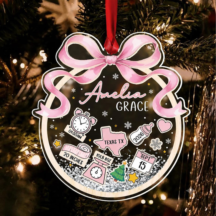 personalized-baby-first-christmas-acrylic-ornament-pink-blue-bow-keepsake