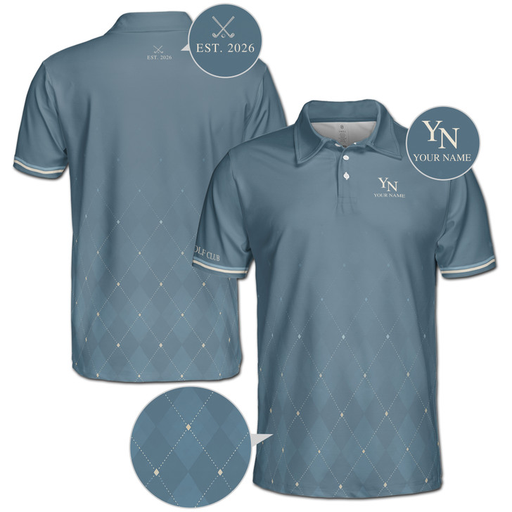 personalized-men's-retro-argyle-golf-polo-shirt-custom-name-and-initials-classic-diamond-pattern-3