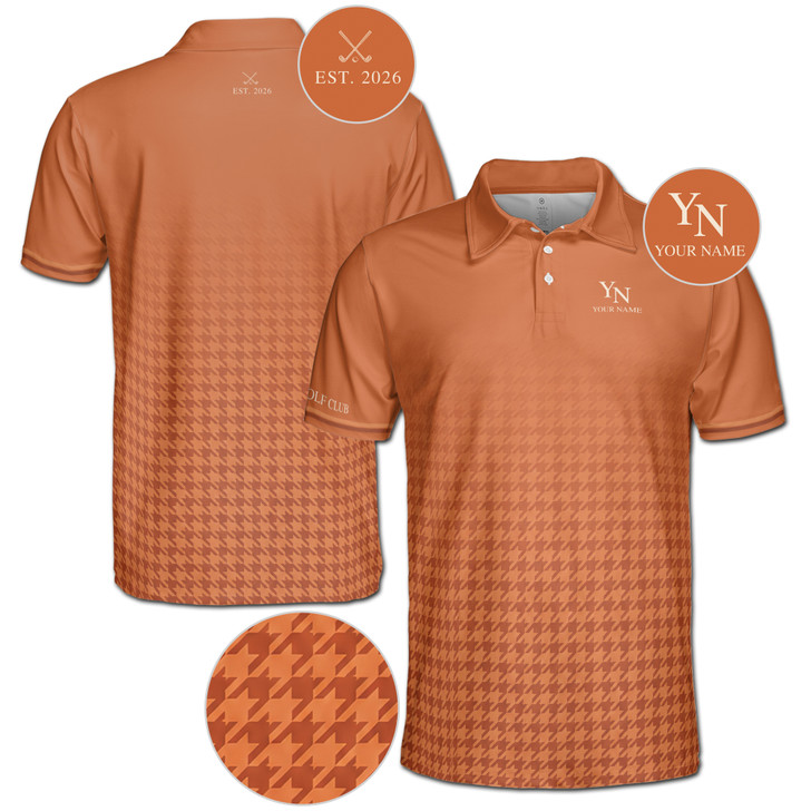 personalized-men's-retro-houndstooth-golf-polo-shirt-custom-name-and-initials-classic-gradient-pattern-8
