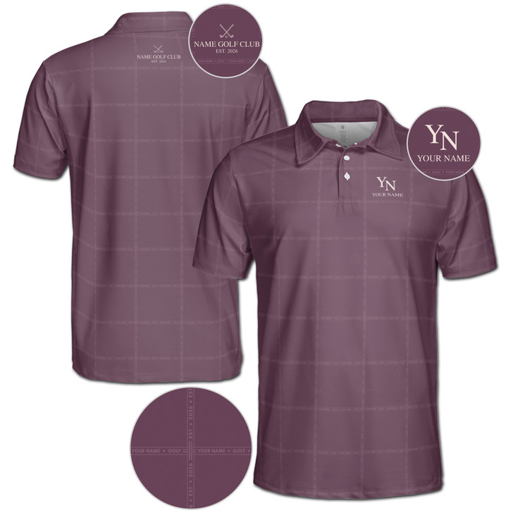 personalized-men's-minimalist-golf-polo-shirt-custom-name-and-initials-subtle-windowpane-check-pattern-8