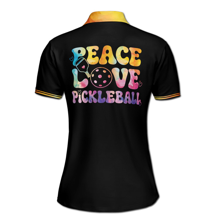 peace-love-pickleball-women's-polo-shirt-personalized-name-watercolor-design-s-5xl-3