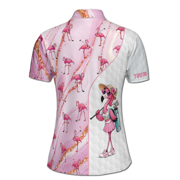 personalized-flamingo-golf-polo-shirt-tropical-women's-golf-outfit-s-5xl-3